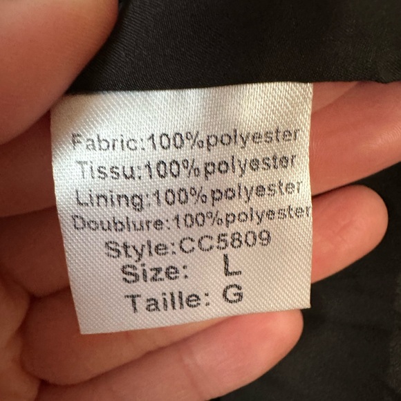 Elan little black dress, size large - Picture 6 of 8